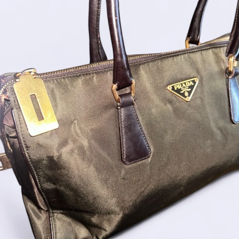 Prada Vintage Brown Women's Shoulder Handbag - Picture 4 of 16